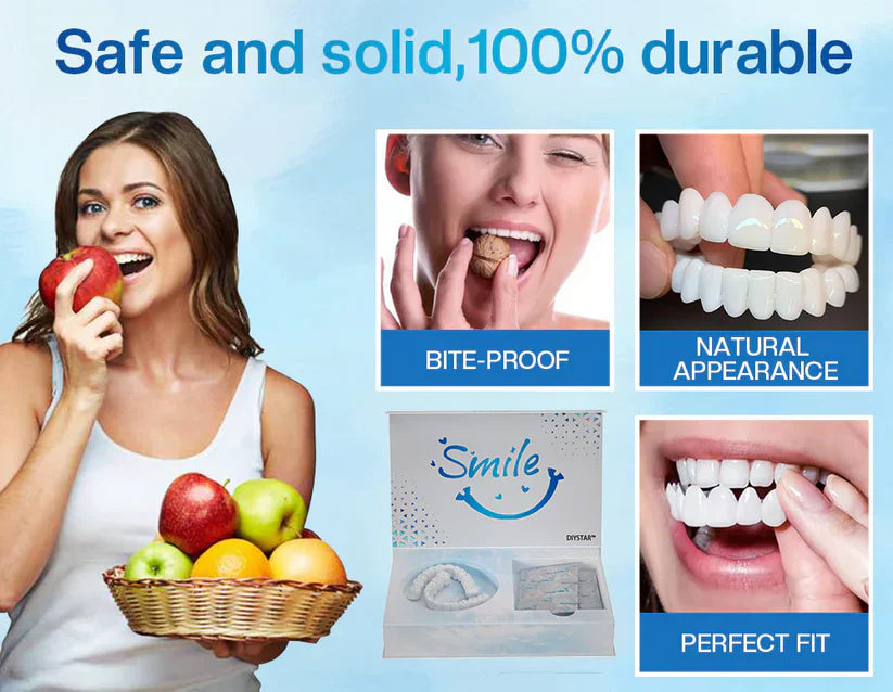 ✅Official Store | DIYSTAR™ Moldable Dentures and Dedicated Cleaning Tablets 🧑🏽⚕️Obtain American Dental Association (ADA) Certification 🎁 🎁