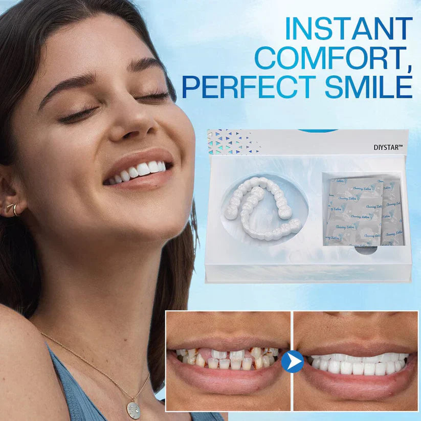 ✅Official Store | DIYSTAR™ Moldable Dentures and Dedicated Cleaning Tablets 🧑🏽⚕️Obtain American Dental Association (ADA) Certification 🎁 🎁