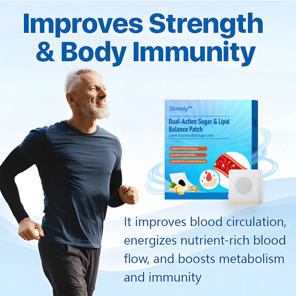 Slimoly™ Dual-Action Blood Sugar & Lipid Balance Patch