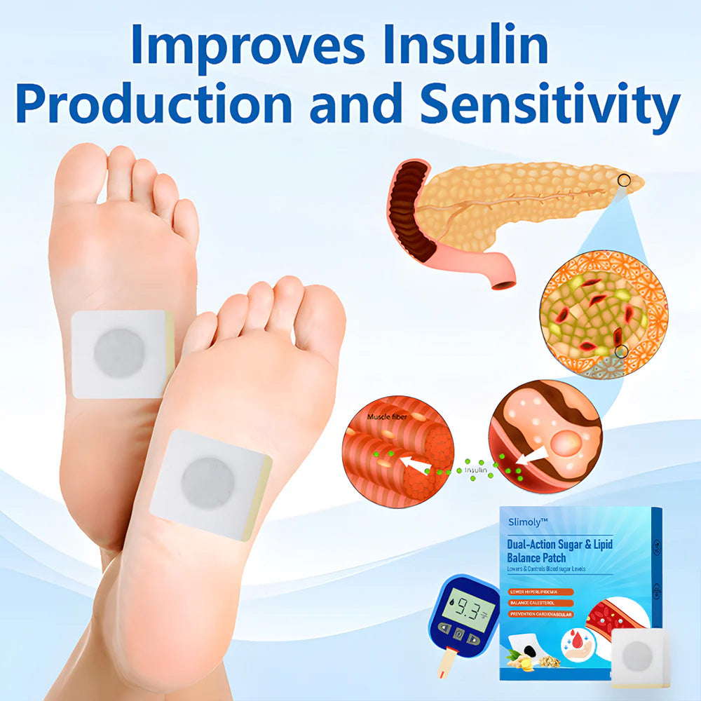 Slimoly™ Dual-Action Blood Sugar & Lipid Balance Patch