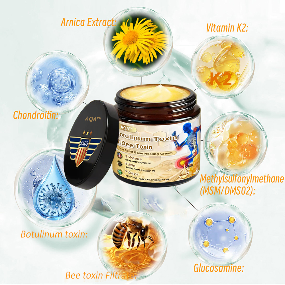 AQA™ Botulinum and Bee Toxin Pain Relief Bone Healing Cream
