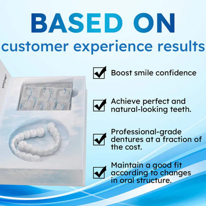 ✅Official Store | DIYSTAR™ Moldable Dentures and Dedicated Cleaning Tablets 🧑🏽‍⚕️Obtain American Dental Association (ADA) Certification 🎁 🎁